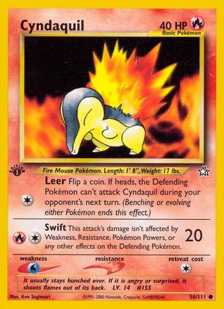 Cyndaquil (56) (1st Edition) - Neo Genesis