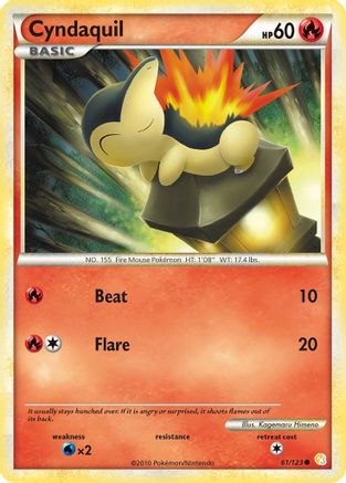 Cyndaquil (61) - HeartGold & SoulSilver