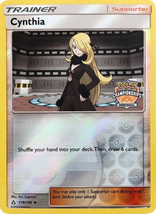 Cynthia (Regional Championships) (119) Reverse Holofoil - League & Championship Cards