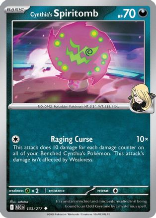 Cynthia's Spiritomb (133) Reverse Holofoil - Ascended Heroes