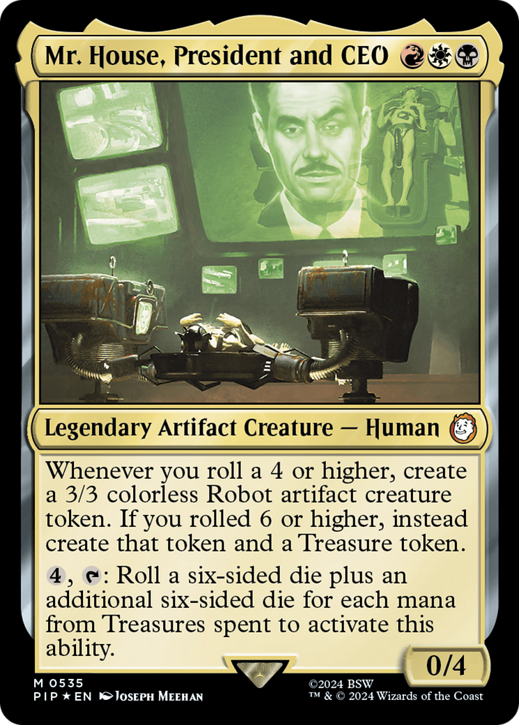 Mr. House, President and CEO (535) Surge Foil - Fallout