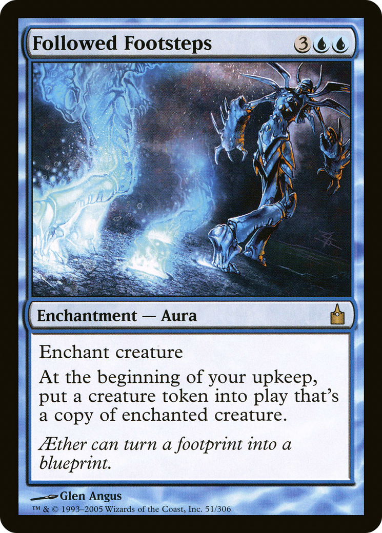 Followed Footsteps (051) Foil - Ravnica: City of Guilds