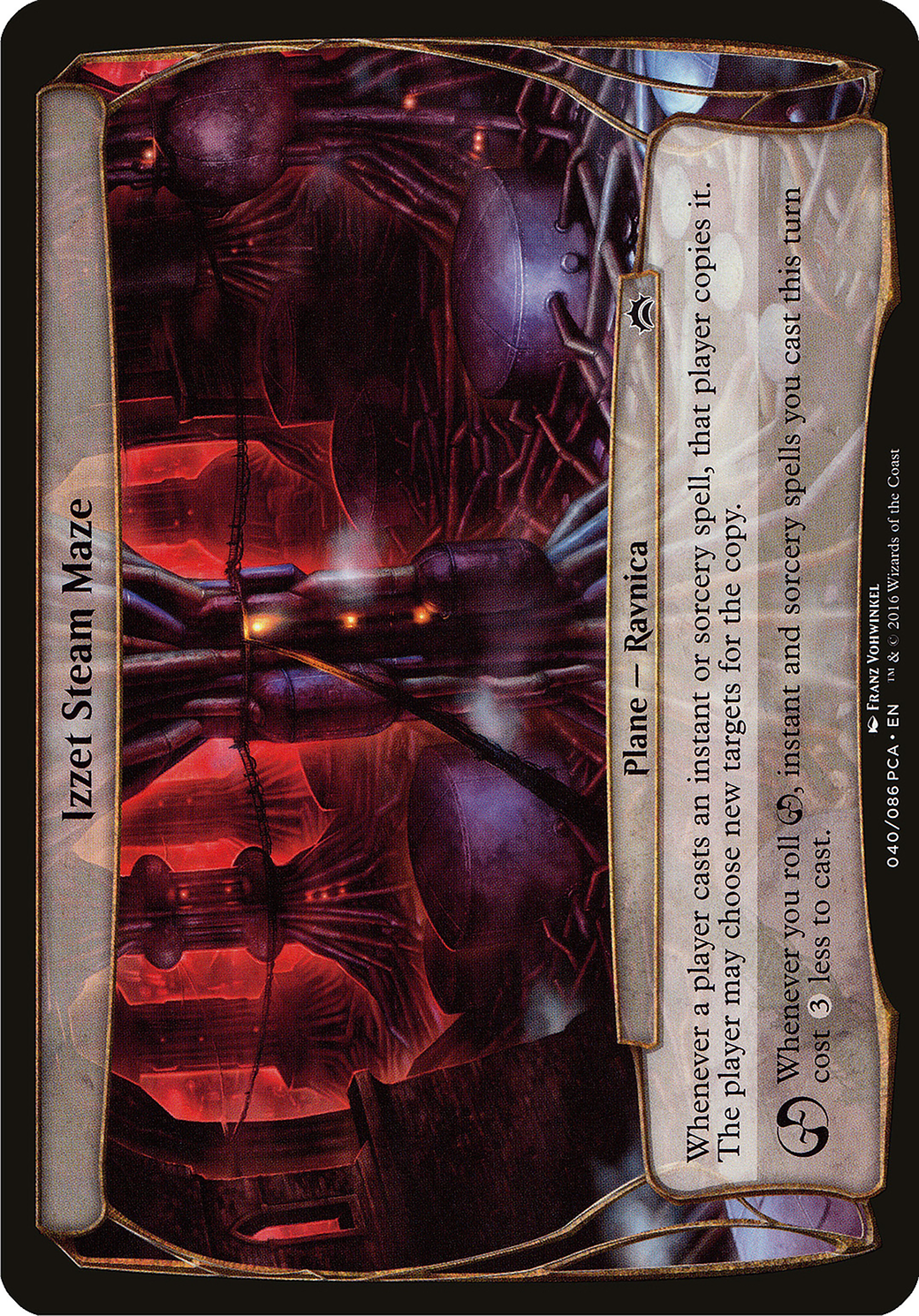 Izzet Steam Maze (Planechase Anthology) - Planechase Anthology Planes