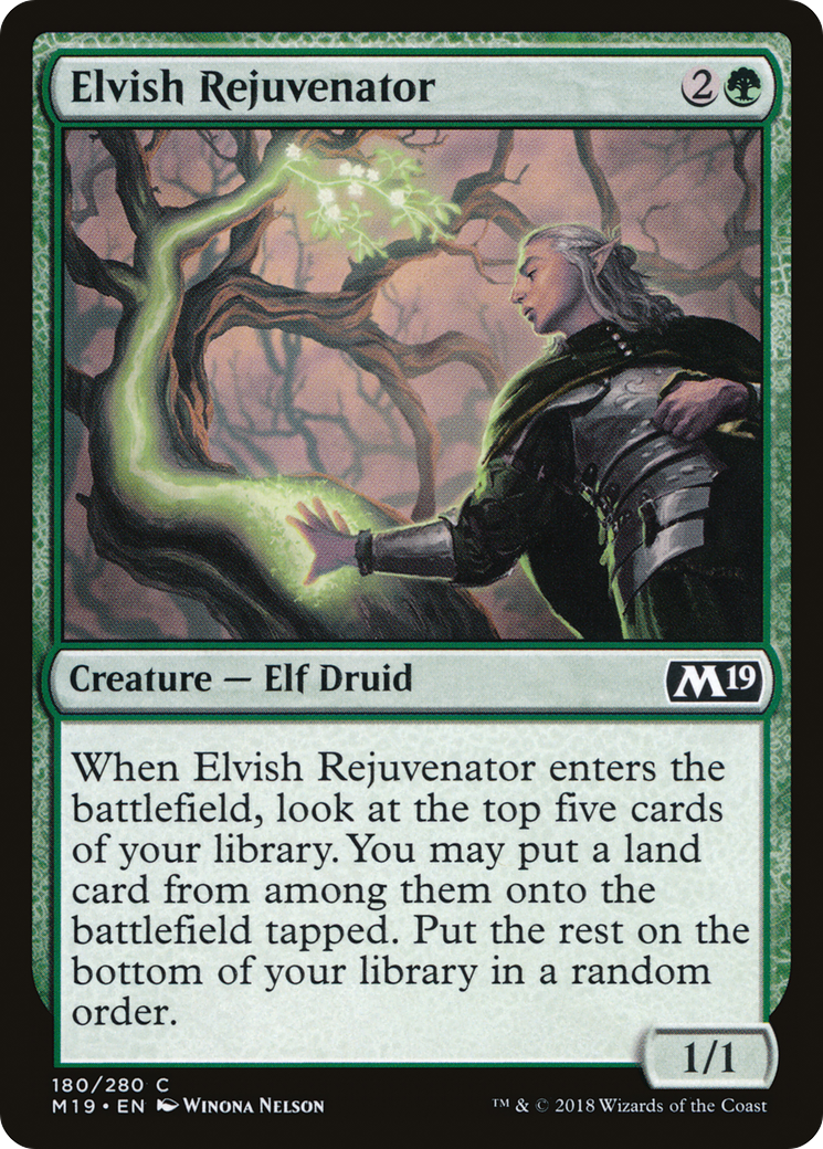 Elvish Rejuvenator (180) Foil - Core Set 2019