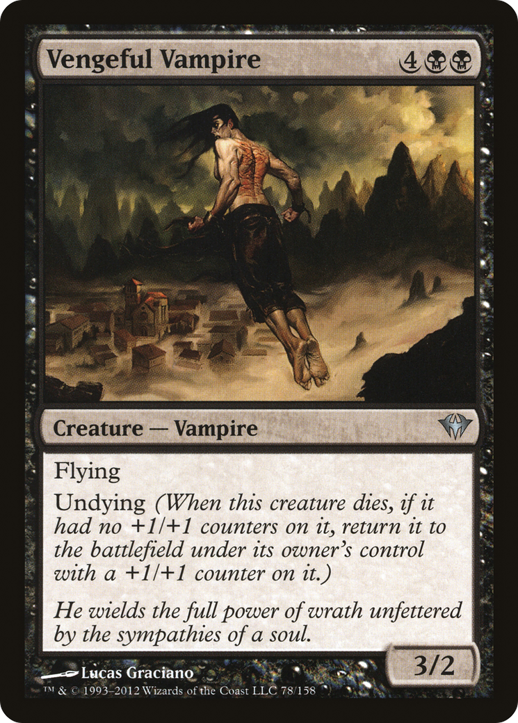 Vengeful Vampire (078) Foil - Dark Ascension