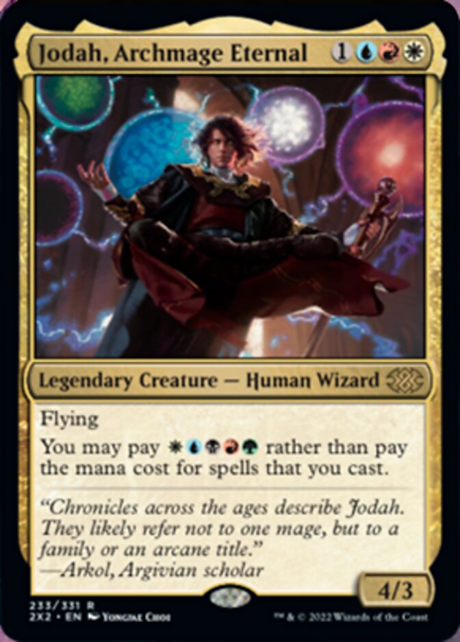 Jodah, Archmage Eternal [Double Masters 2022] | Silver Goblin