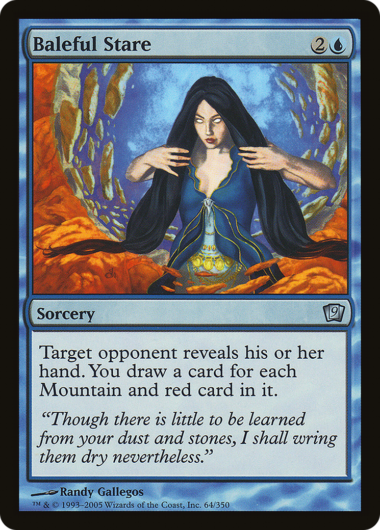 Baleful Stare (064) Foil - Ninth Edition