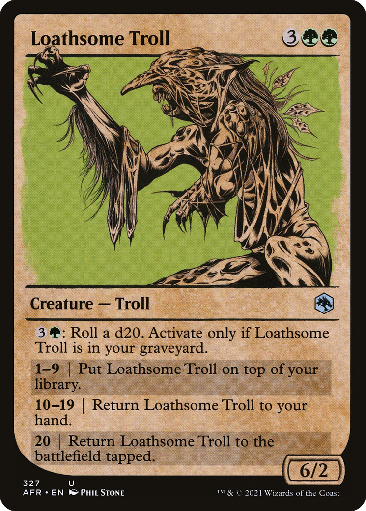 Loathsome Troll (Showcase) (327) - Adventures in the Forgotten Realms