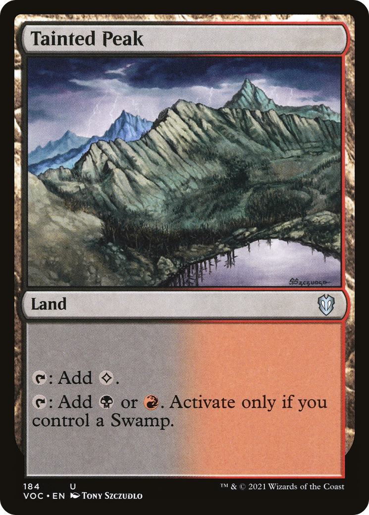 Tainted Peak (184) - Crimson Vow Commander