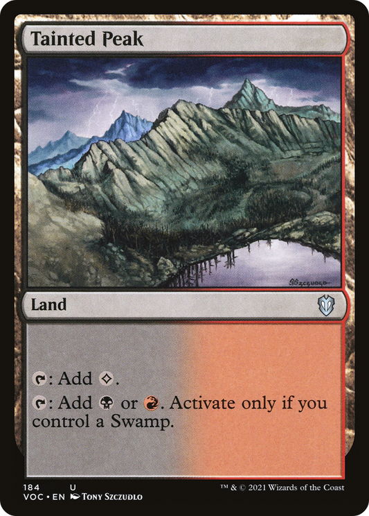 Tainted Peak (184) - Crimson Vow Commander