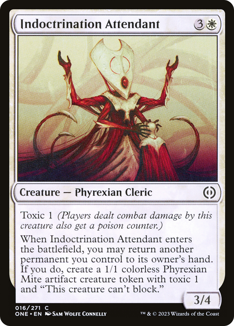 Indoctrination Attendant [Phyrexia: All Will Be One] | Silver Goblin