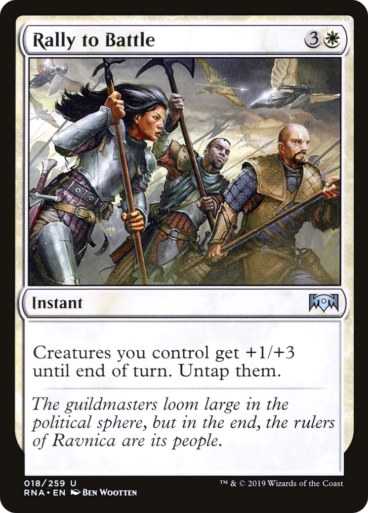 Rally to Battle (018) - Ravnica Allegiance