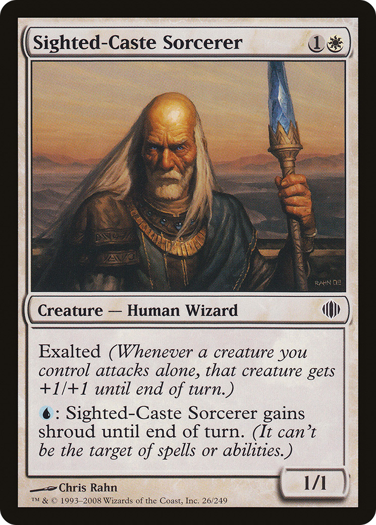 Sighted-Caste Sorcerer (026) Foil - Shards of Alara