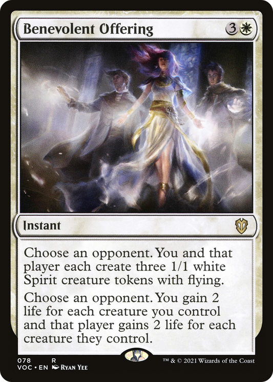Benevolent Offering (078) - Crimson Vow Commander