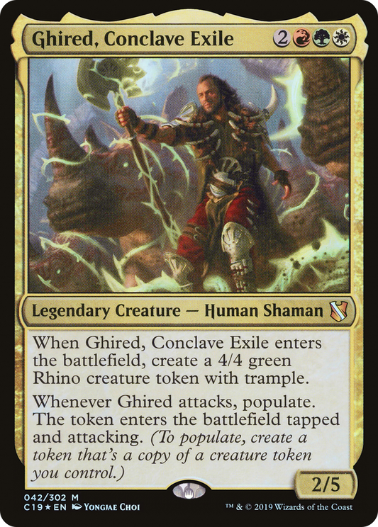 Ghired, Conclave Exile (042) Foil - Commander 2019