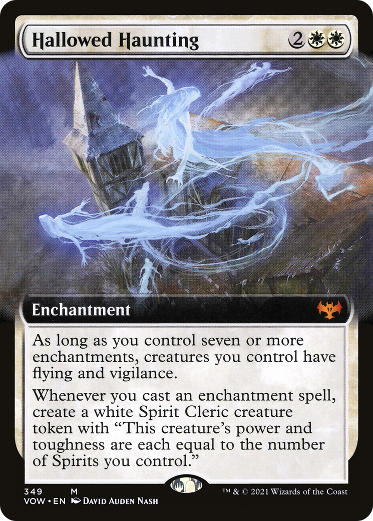 Hallowed Haunting (Extended Art) (349) Foil - Innistrad: Crimson Vow