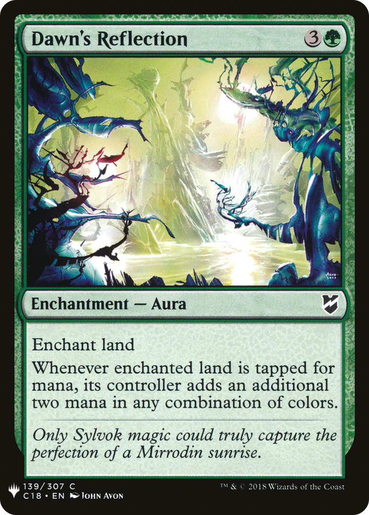 Dawn's Reflection (C18-139) - The List