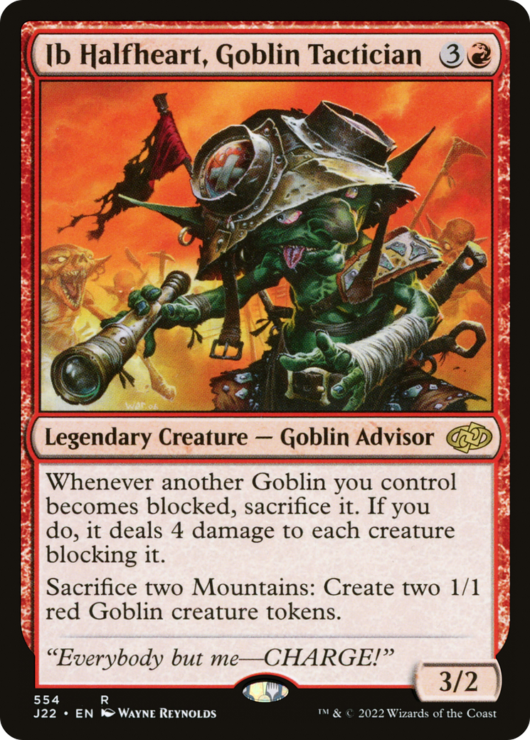 Ib Halfheart, Goblin Tactician (554) - Jumpstart 2022