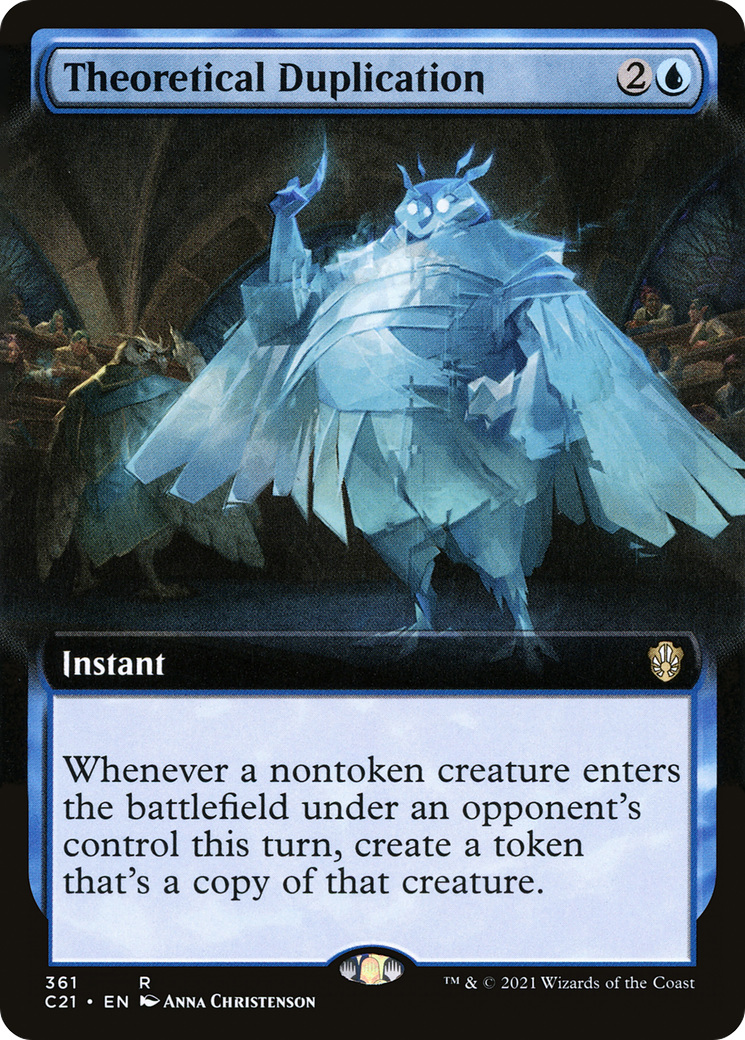 Theoretical Duplication (Extended Art) (361) - Commander 2021