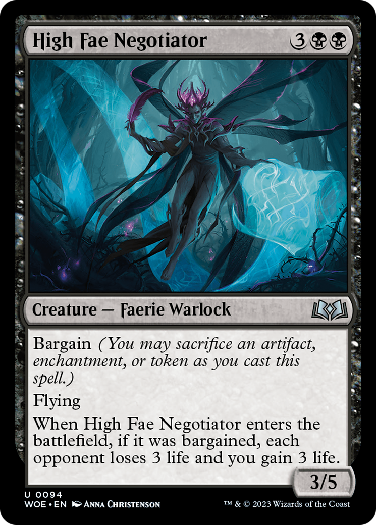 High Fae Negotiator [Wilds of Eldraine] | Silver Goblin