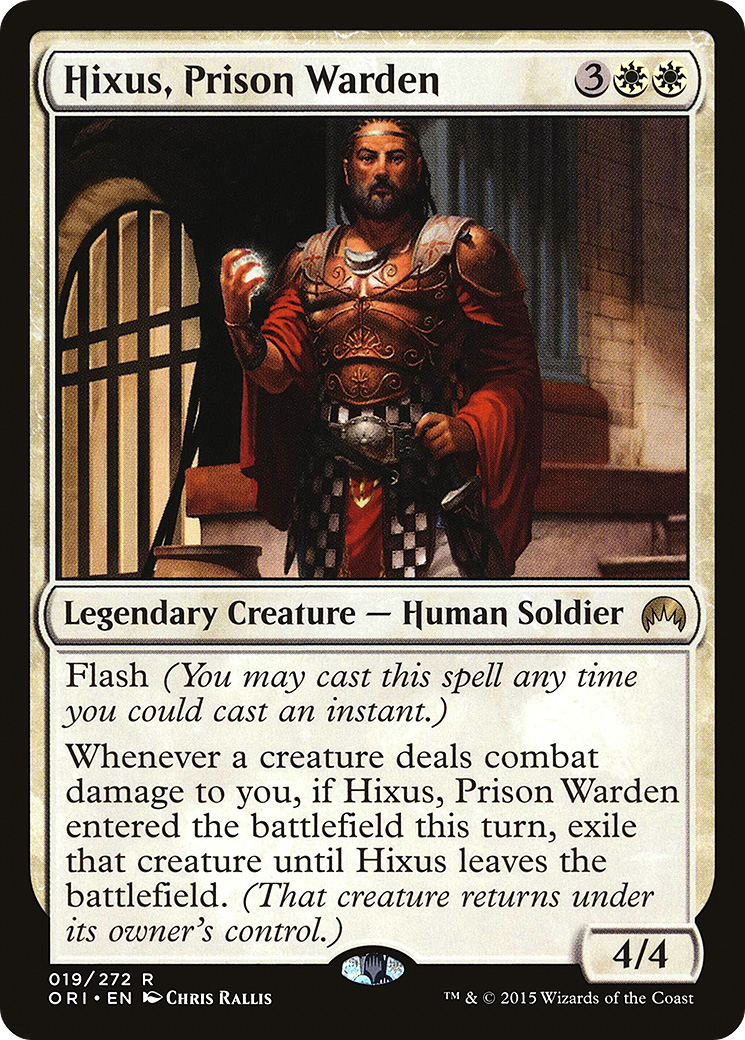 Hixus, Prison Warden [Magic Origins] Foil