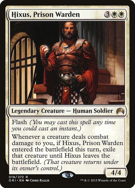 Hixus, Prison Warden [Magic Origins] Foil