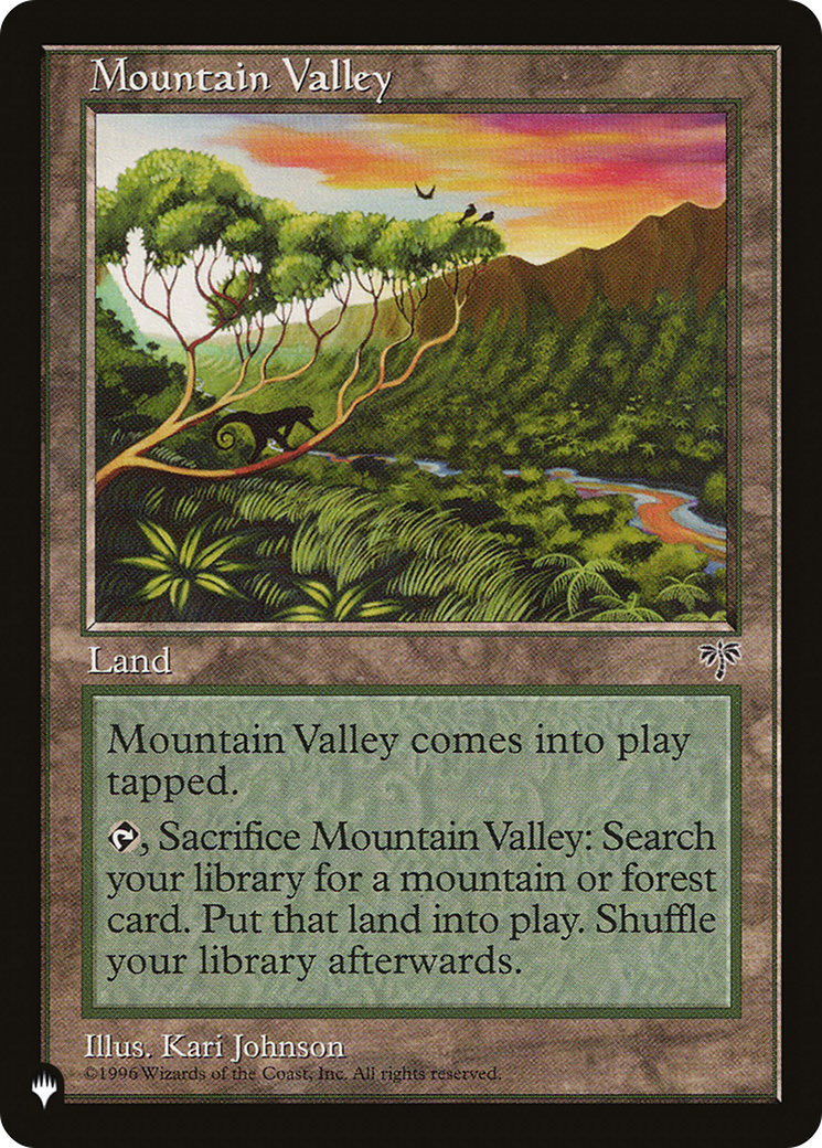 Mountain Valley (Retro) (MIR-328) - The List