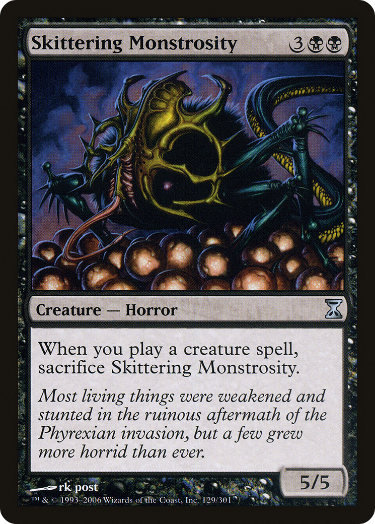 Skittering Monstrosity (129) - Time Spiral