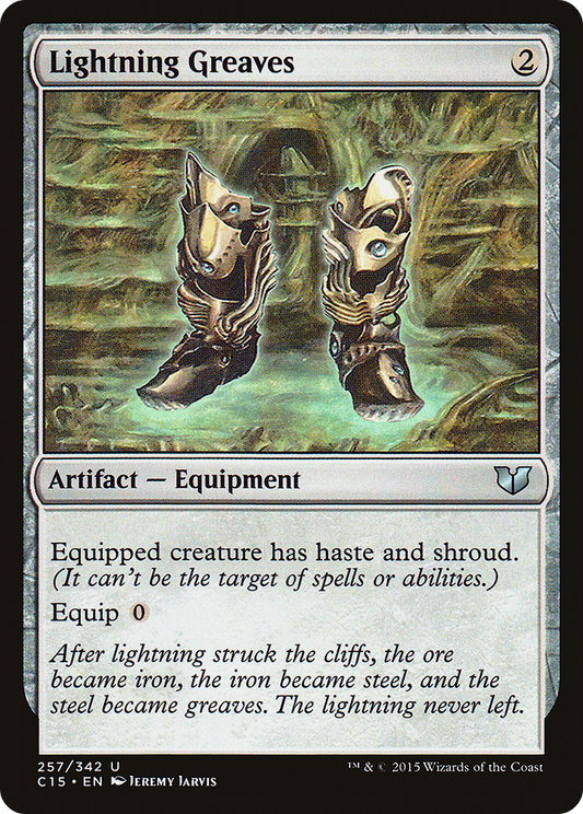 Lightning Greaves (257) - Commander 2015