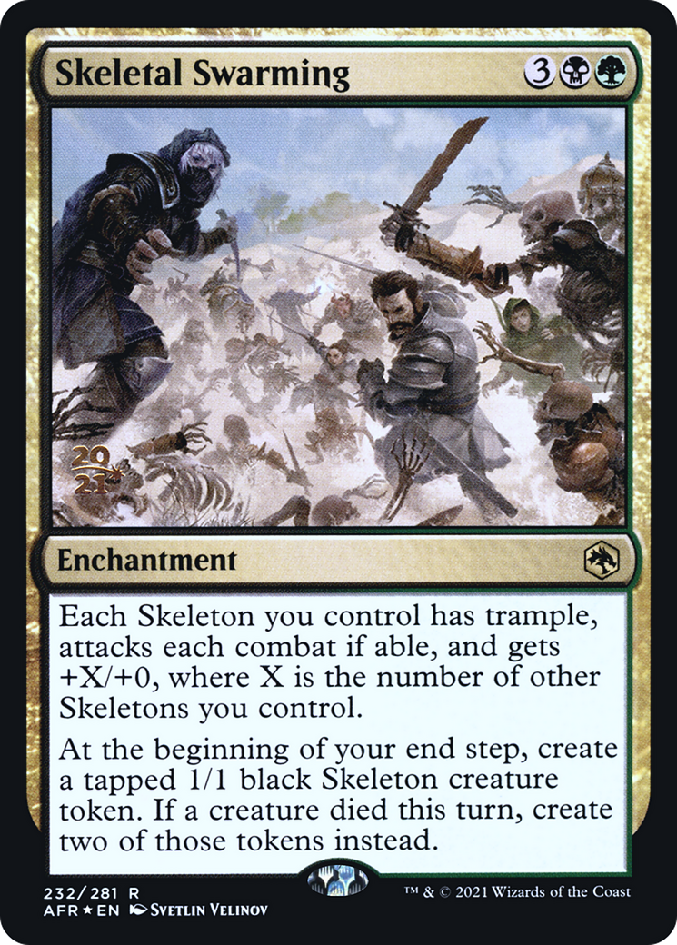 Skeletal Swarming (232s) Foil - Adventures in the Forgotten Realms Promos