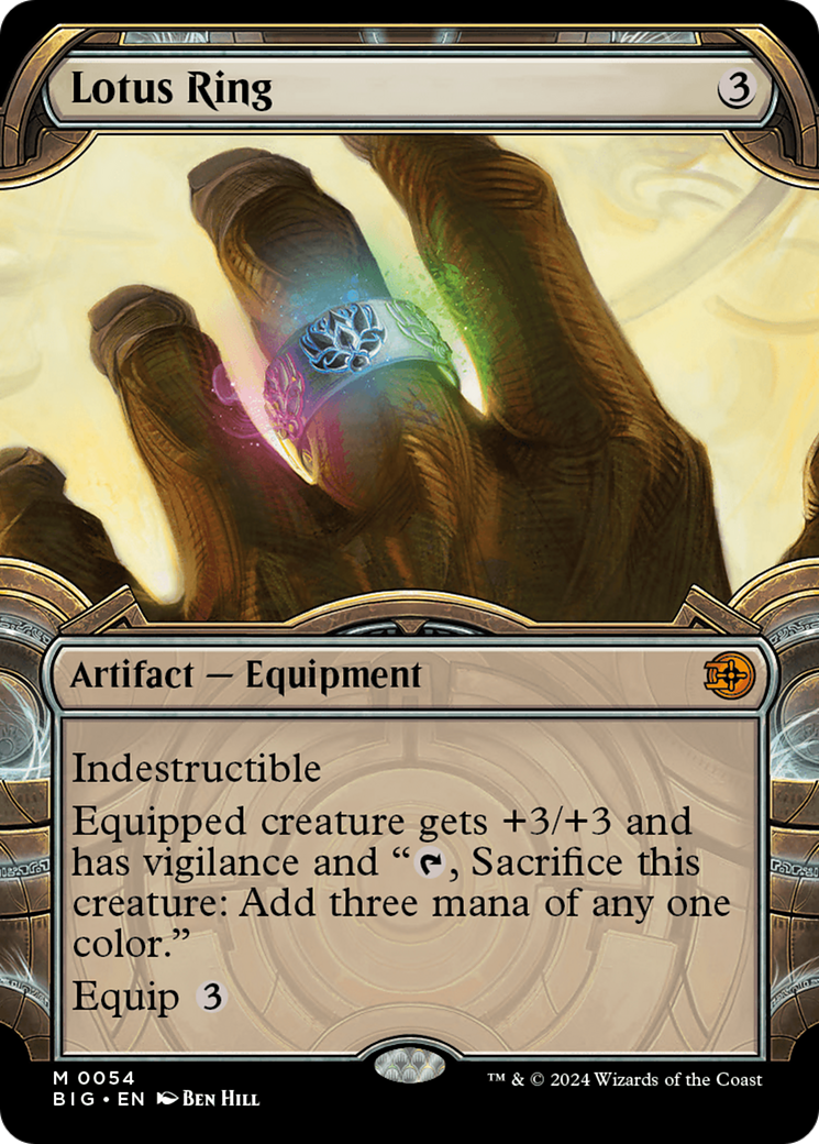 Lotus Ring (Showcase) (054) Foil - The Big Score
