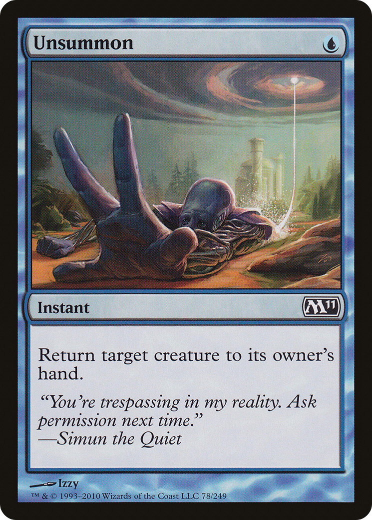 Unsummon (078) Foil - Magic 2011