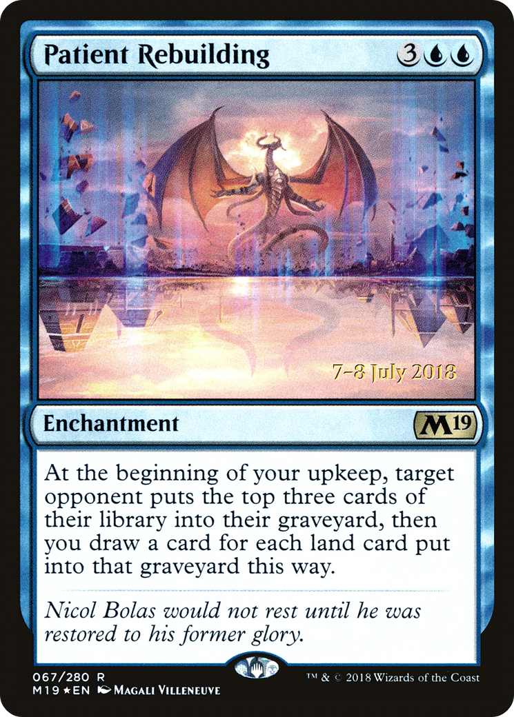 Patient Rebuilding (67s) Foil - Core Set 2019 Promos