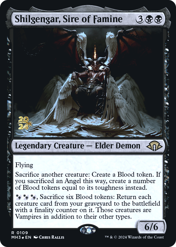 Shilgengar, Sire of Famine (109) Foil - Modern Horizons 3 Promos