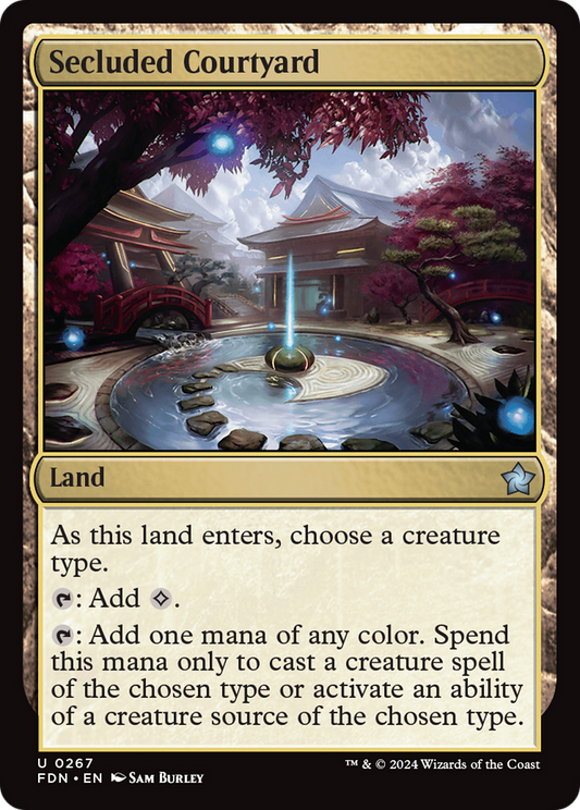 Secluded Courtyard [Foundations] Foil