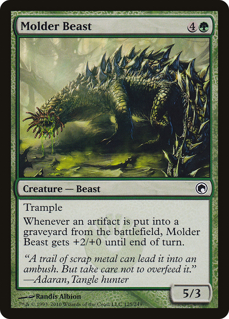 Molder Beast (125) Foil - Scars of Mirrodin
