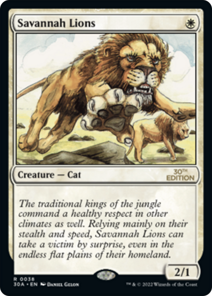 Savannah Lions (038) - 30th Anniversary Edition