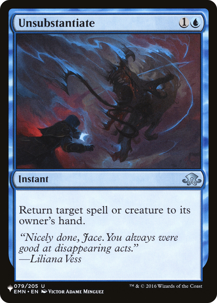 Unsubstantiate (EMN-79)
