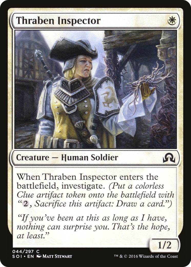 Thraben Inspector (044) Foil - Shadows over Innistrad