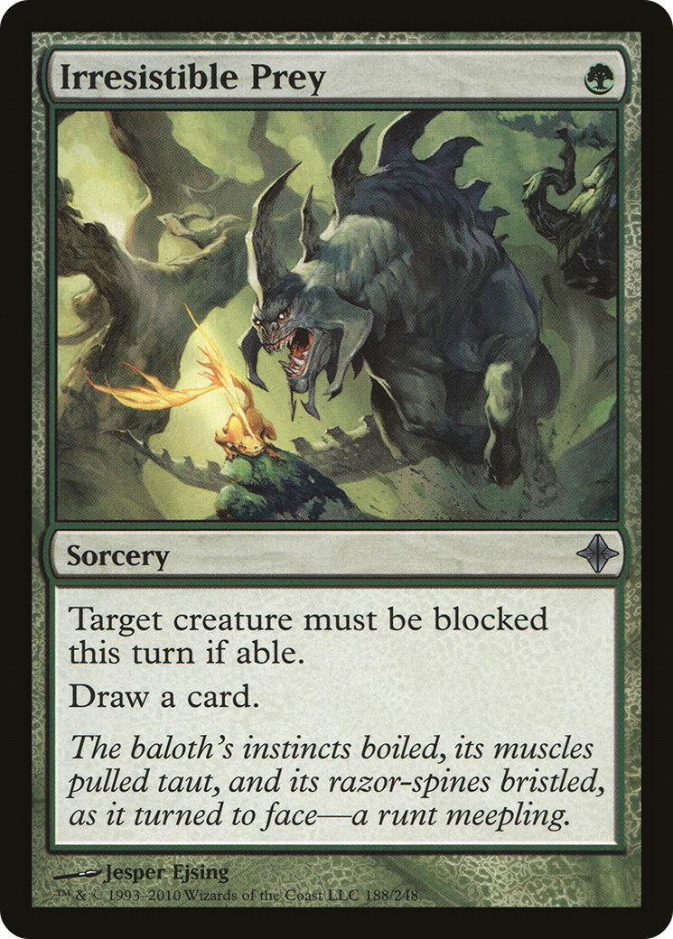 Irresistible Prey (188) Foil - Rise of the Eldrazi