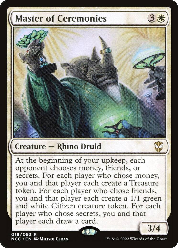 Master of Ceremonies (018) - New Capenna Commander