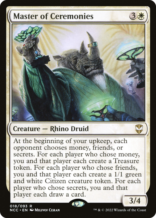 Master of Ceremonies (018) - New Capenna Commander
