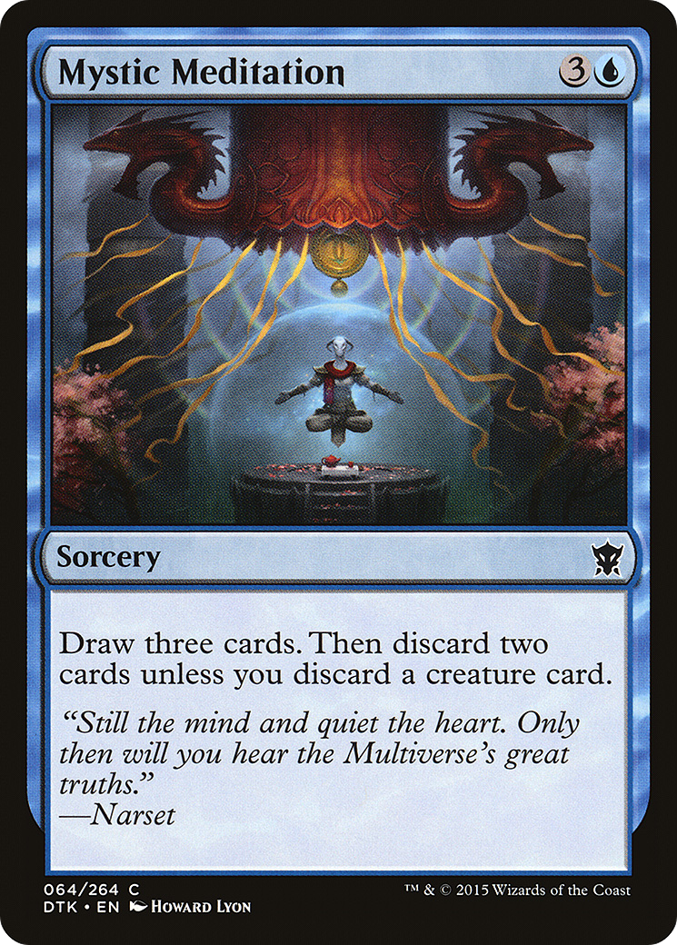 Mystic Meditation (064) Foil - Dragons of Tarkir
