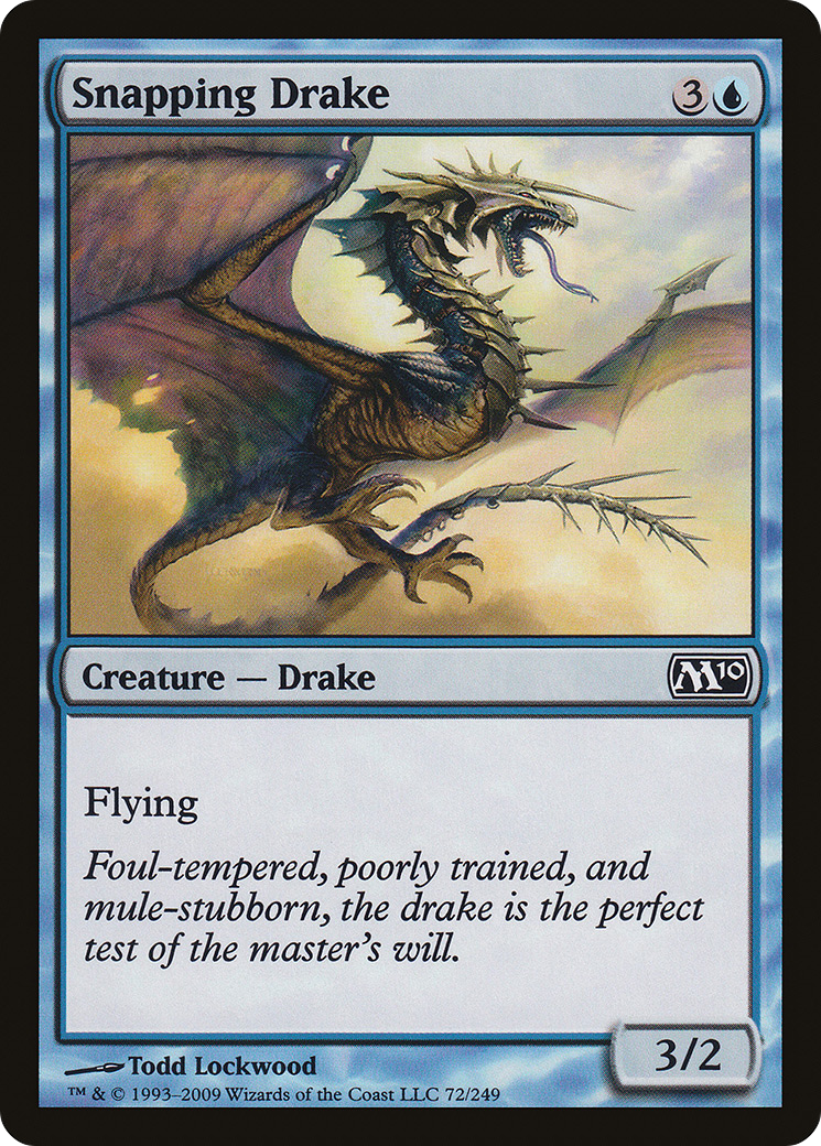 Snapping Drake (072) Foil - Magic 2010