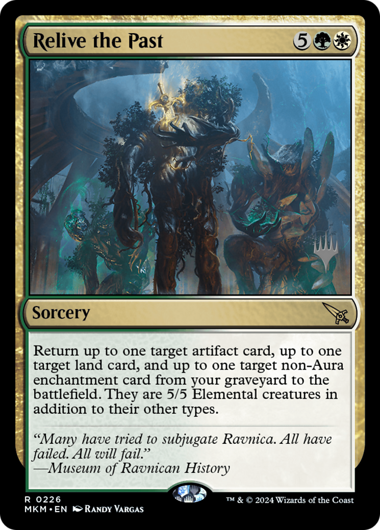 Relive the Past (226) Foil - Murders at Karlov Manor Promos