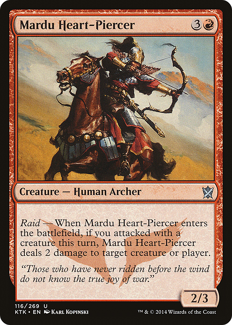 Mardu Heart-Piercer (116) Foil - Khans of Tarkir