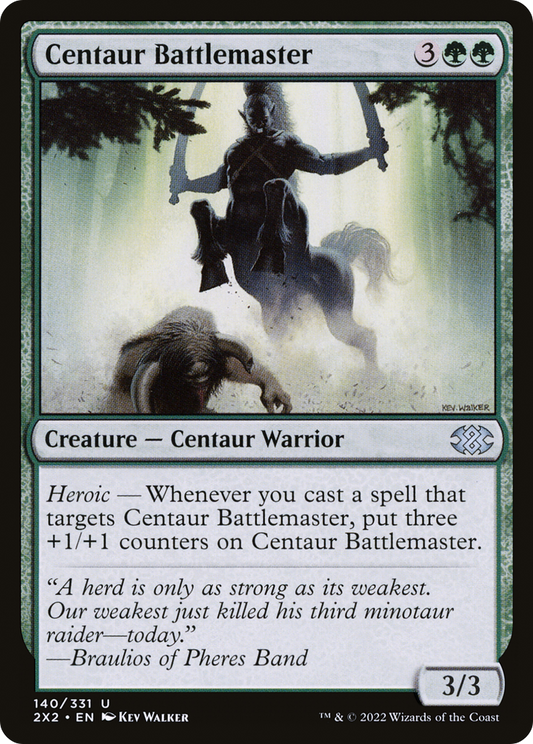 Centaur Battlemaster [Double Masters 2022] Foil