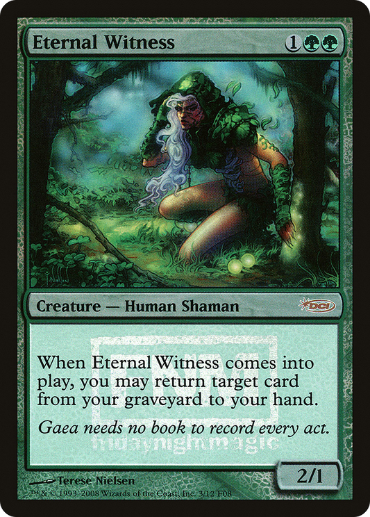 Eternal Witness (003) Foil - Friday Night Magic 2008