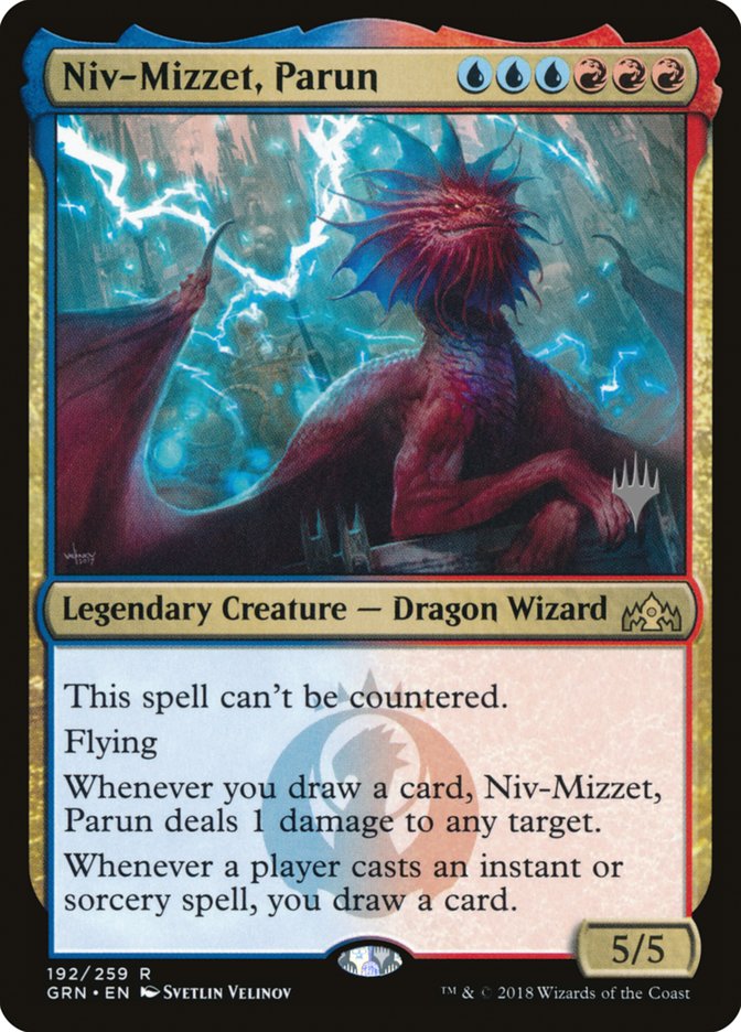 Niv-Mizzet, Parun (Promo Pack) [Guilds of Ravnica Promos] | Silver Goblin