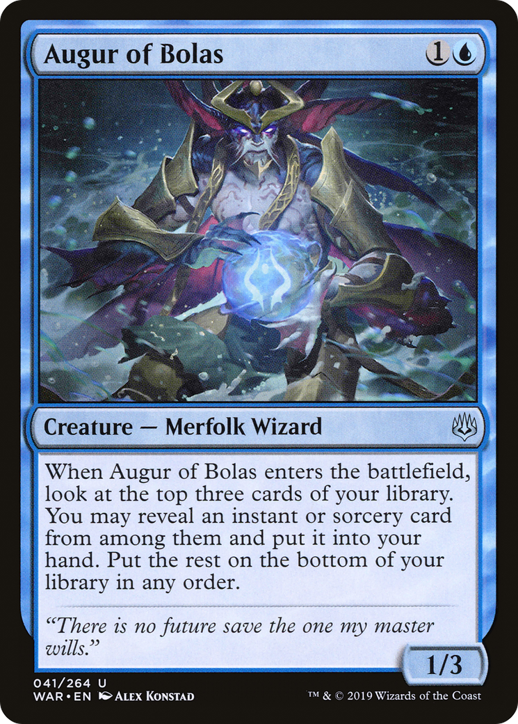 Augur of Bolas [War of the Spark] Foil
